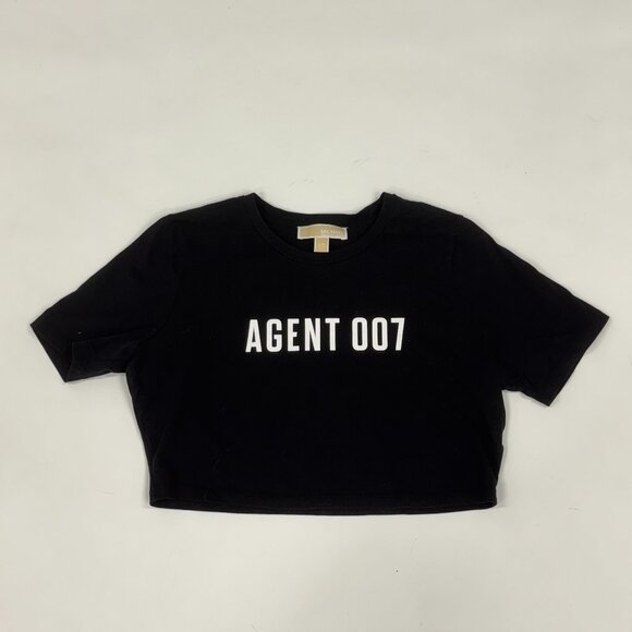 Michael Kors x James Bond “Agent 007” Limited Edition Crop Tee - Picture 1 of 5